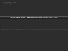 Tablet Screenshot of bugway.com